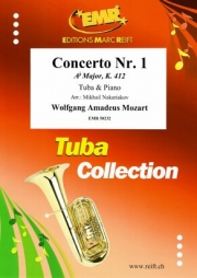 協奏曲第一番（モーツァルト）（テューバ+ピアノ）【Concerto No. 1】