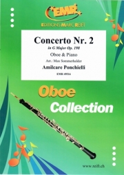 協奏曲第二番（アミルカレ・ポンキエッリ）（オーボエ+ピアノ）【Concerto No. 2】