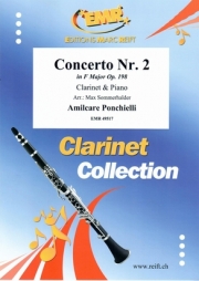 協奏曲第二番（アミルカレ・ポンキエッリ）（クラリネット+ピアノ）【Concerto No. 2】