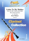 母への手紙（ルネ・ウィレナー）（バスクラリネット+ピアノ）【Letter To My Mother】