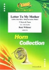 母への手紙（ルネ・ウィレナー）（ホルン+ピアノ）【Letter To My Mother】