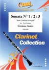 ソナタ・No.1-3（ジローラモ・ファンティーニ）  (バスクラリネット+オルガン)【Sonata No. 1 / 2 / 3】