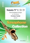 ソナタ・No.1-3（ジローラモ・ファンティーニ）  (テナーサックス+オルガン)【Sonata No. 1 / 2 / 3】