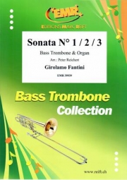 ソナタ・No.1-3（ジローラモ・ファンティーニ）  (バストロンボーン+オルガン)【Sonata No. 1 / 2 / 3】