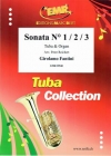 ソナタ・No.1-3（ジローラモ・ファンティーニ）  (テューバ+オルガン)【Sonata No. 1 / 2 / 3】