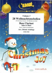 28のクリスマス・キャロル・Vol.1  (バスクラリネット+ピアノ)【28 Weihnachtsmelodien Vol. 1】