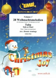 28のクリスマス・キャロル・Vol.1  (テューバ+ピアノ)【28 Weihnachtsmelodien Vol. 1】