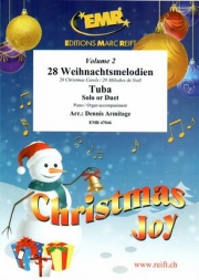 28のクリスマス・キャロル・Vol.2  (テューバ+ピアノ)【28 Weihnachtsmelodien Vol. 2】