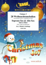 28のクリスマス・キャロル・Vol.2  (サックス二重奏+ピアノ)【28 Weihnachtsmelodien Vol. 2】