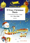 35のやさしいクリスマス・デュエット集  (チェロ二重奏+ピアノ)【35 Easy Christmas Duets】