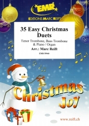 35のやさしいクリスマス・デュエット集  (トロンボーン二重奏+ピアノ)【35 Easy Christmas Duets】