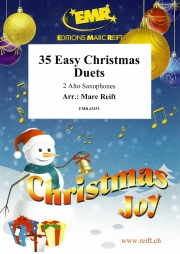 35のやさしいクリスマス・デュエット集  (アルトサックス二重奏)【35 Easy Christmas Duets】