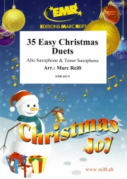 35のやさしいクリスマス・デュエット集  (サックス二重奏)【35 Easy Christmas Duets】