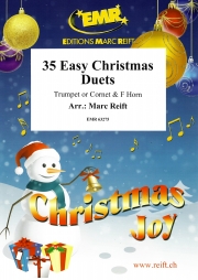 35のやさしいクリスマス・デュエット集  (金管二重奏)【35 Easy Christmas Duets】