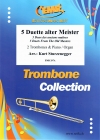 巨匠による5つのデュエット集  (トロンボーン二重奏+ピアノ)【5 Duette alter Meister】