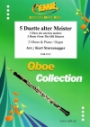 巨匠による5つのデュエット集  (オーボエ二重奏+ピアノ)【5 Duette alter Meister】