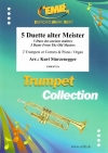 巨匠による5つのデュエット集  (トランペット二重奏+ピアノ)【5 Duette alter Meister】
