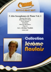 アルトサックス三重奏曲集・Vol.1  (アルトサックス三重奏+ピアノ)【3 Alto Saxophones & Piano Vol. 1】