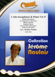 アルトサックス三重奏曲集・Vol.8  (アルトサックス三重奏+ピアノ)【3 Alto Saxophones & Piano Vol. 8】