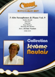 アルトサックス三重奏曲集・Vol.9  (アルトサックス三重奏+ピアノ)【3 Alto Saxophones & Piano Vol. 9】