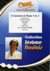 クラリネット三重奏曲集・Vol.3（クラリネット三重奏+ピアノ）【3 Clarinets & Piano Vol. 3】