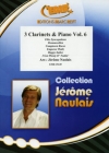 クラリネット三重奏曲集・Vol.6（クラリネット三重奏+ピアノ）【3 Clarinets & Piano Vol. 6】