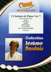 クラリネット三重奏曲集・Vol.7（クラリネット三重奏+ピアノ）【3 Clarinets & Piano Vol. 7】