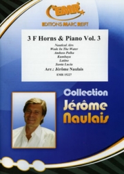 ホルン三重奏曲集・Vol.3  (ホルン三重奏+ピアノ)【3 F Horns & Piano Vol. 3】