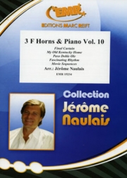 ホルン三重奏曲集・Vol.10  (ホルン三重奏+ピアノ)【3 F Horns & Piano Vol. 10】