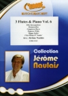 フルート三重奏曲集・Vol.6  (フルート三重奏+ピアノ)【3 Flutes & Piano Vol. 6】