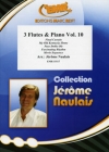 フルート三重奏曲集・Vol.10  (フルート三重奏+ピアノ)【3 Flutes & Piano Vol. 10】