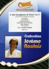 アルトサックス四重奏曲集・Vol.5  (アルトサックス四重奏+ピアノ)【4 Alto Saxophones & Piano Vol. 5】
