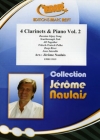 クラリネット四重奏曲集・Vol.2（クラリネット四重奏+ピアノ）【4 Clarinets & Piano Vol. 2】