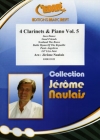 クラリネット四重奏曲集・Vol.5（クラリネット四重奏+ピアノ）【4 Clarinets & Piano Vol. 5】