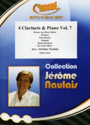 クラリネット四重奏曲集・Vol.7（クラリネット四重奏+ピアノ）【4 Clarinets & Piano Vol. 7】