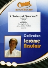 クラリネット四重奏曲集・Vol.9（クラリネット四重奏+ピアノ）【4 Clarinets & Piano Vol. 9】