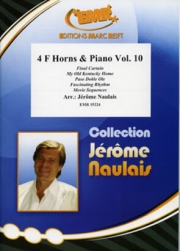 ホルン四重奏曲集・Vol.10  (ホルン四重奏+ピアノ)【4 F Horns & Piano Vol. 10】