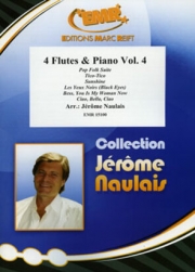 フルート四重奏曲集・Vol.4  (フルート四重奏+ピアノ)【4 Flutes & Piano Vol. 4】