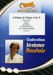 フルート四重奏曲集・Vol.9  (フルート四重奏+ピアノ)【4 Flutes & Piano Vol. 9】