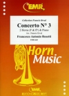 協奏曲・No.3 (アントニオ・ロセッティ)  (ホルン二重奏+ピアノ)【Concerto No. 3】