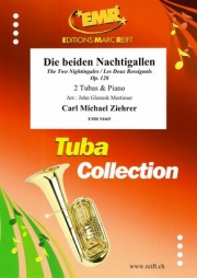 二羽のナイチンゲール（カール・ミヒャエル・ツィーラー）  (テューバ二重奏+ピアノ)【Die beiden Nachtigallen】