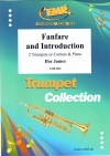 ファンファーレと序奏（アイファー・ジェームズ）  (トランペット二重奏+ピアノ)【Fanfare and Introduction】