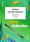 ファンファーレと序奏（アイファー・ジェームズ）  (オーボエ二重奏+ピアノ)【Fanfare and Introduction】