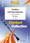 ファンファーレと序奏（アイファー・ジェームズ）  (クラリネット二重奏+ピアノ)【Fanfare and Introduction】