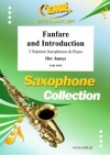 ファンファーレと序奏（アイファー・ジェームズ）  (ソプラノサックス二重奏+ピアノ)【Fanfare and Introduction】