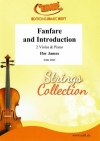 ファンファーレと序奏（アイファー・ジェームズ）  (ヴィオラ二重奏+ピアノ)【Fanfare and Introduction】