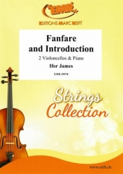 ファンファーレと序奏（アイファー・ジェームズ）  (チェロ二重奏+ピアノ)【Fanfare and Introduction】