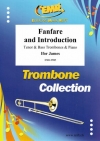 ファンファーレと序奏（アイファー・ジェームズ）  (トロンボーン二重奏+ピアノ)【Fanfare and Introduction】