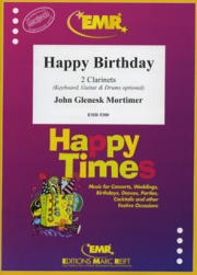 ハッピー・バースデー（クラリネット二重奏+ピアノ）【Happy Birthday】