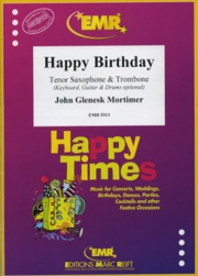 ハッピー・バースデー（テナーサックス+トロンボーン+ピアノ）【Happy Birthday】